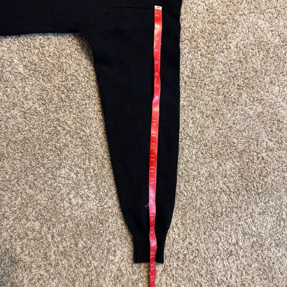 Vintage Liz Claiborne Lambswool Angora Rabbit Hair Mix Black Turtle Neck Sweater - Picture 7 of 8